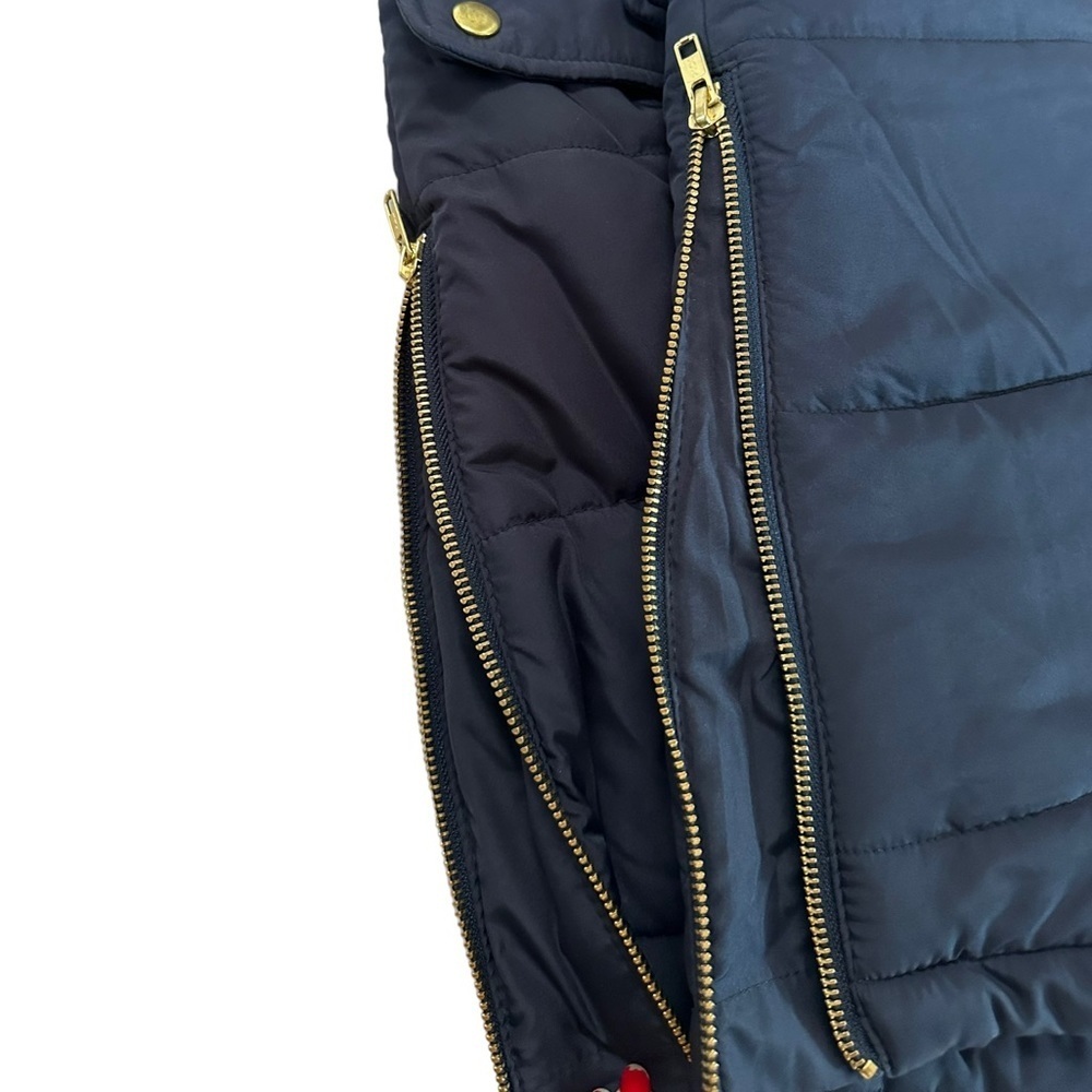 Crown & Ivy Blue Zip Up Vest Size XS - Picture 7 of 17